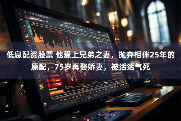 低息配资股票 他爱上兄弟之妻，抛弃相伴25年的原配，75岁再娶娇妻，被活活气死